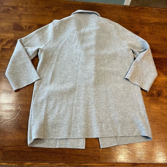 Women’s J. Crew gray cotton wool blend collared cardigan size small - Picture 7 of 8